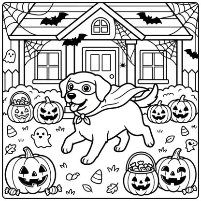 40 Labrador Retriever Coloring Pages: Printable PDF To Print