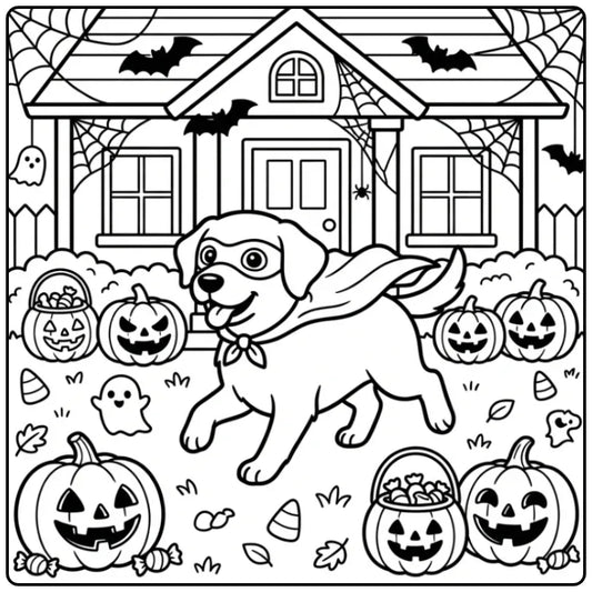 40 Labrador Retriever Coloring Pages: Printable PDF To Print
