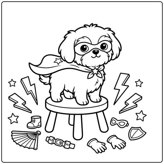 41 Shih Tzu Coloring Pages: Printable PDFs To Print
