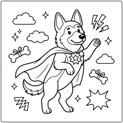 40 German Shepherd Coloring Pages: Printable PDFs To Print