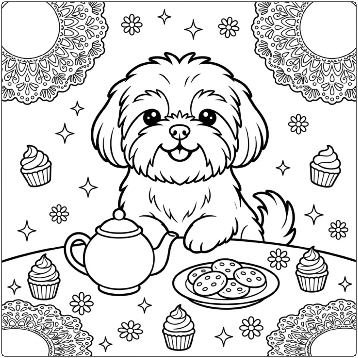 41 Shih Tzu Coloring Pages: Printable PDFs To Print