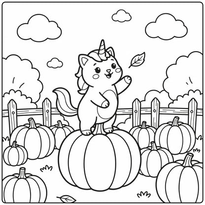 40+ Unicorn Cat Coloring Pages: Printable PDF Sheets
