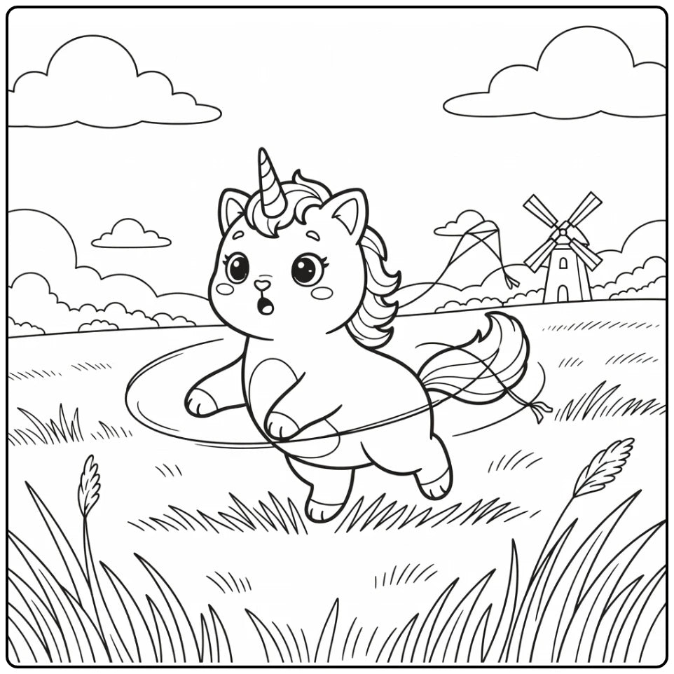 40+ Unicorn Cat Coloring Pages: Printable PDF Sheets