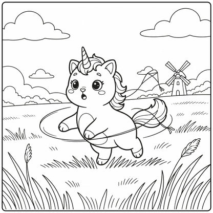 40+ Unicorn Cat Coloring Pages: Printable PDF Sheets