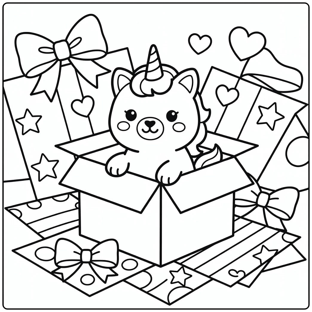 40+ Unicorn Cat Coloring Pages: Printable PDF Sheets