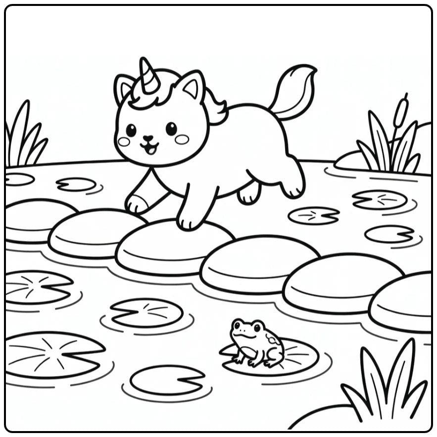 40+ Unicorn Cat Coloring Pages: Printable PDF Sheets